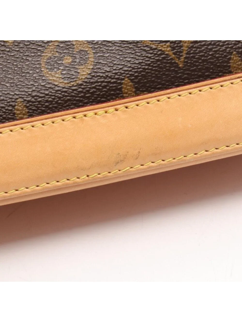 Louis Vuitton Handbag Rock It Coatingcanvas Leather
